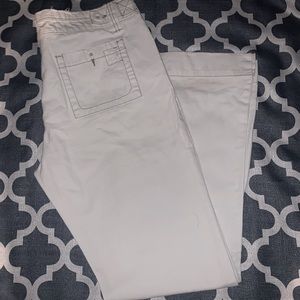Maurice’s boot cut white khaki pants